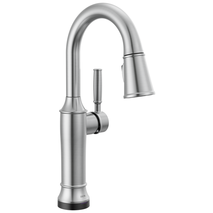 Delta Renaldi 9984TL Touch2O Bar / Prep Faucet with Touchless Technology - Lumicoat Arctic Stainless