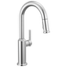 Delta Cordova 9985 Single Handle Pull-Down Bar/Prep Faucet - Lumicoat Chrome