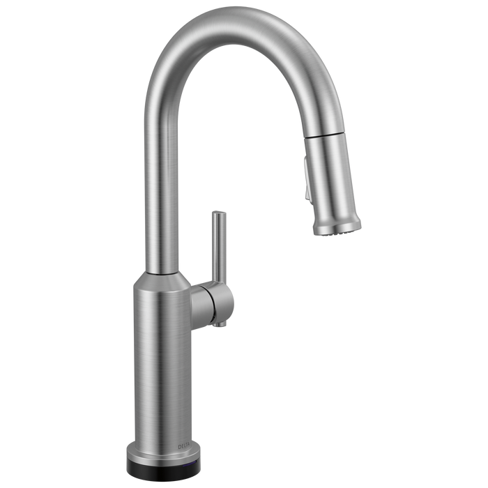 Delta Cordova 9985TL Touch2O Bar / Prep Faucet with Touchless Technology - Lumicoat Arctic Stainless