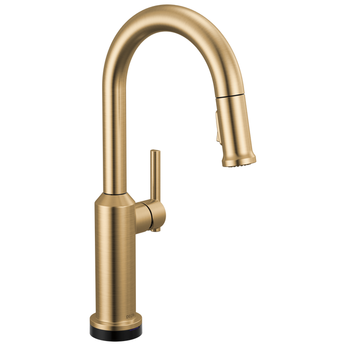 Delta Cordova 9985TL Touch2O Bar / Prep Faucet with Touchless Technology - Lumicoat Champagne Bronze