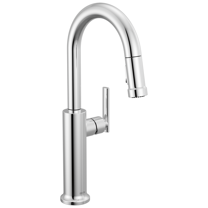 Delta Altado 9986 Single Handle Pull-Down Bar / Prep Faucet - Chrome