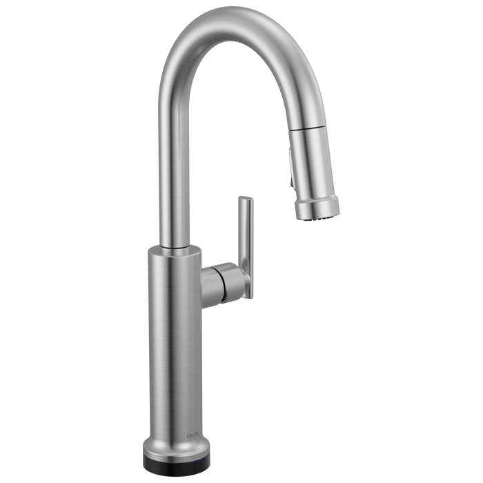 Delta Altado 9986TL Touch2O Technology Bar / Prep Faucet with Touchless Technology - Arctic Stainless