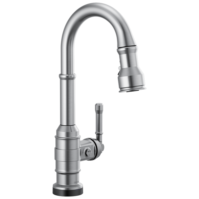 Delta Broderick 9990TL Touch2O Bar / Prep Faucet with Touchless Technology - Arctic Stainless