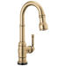 Delta Broderick 9990TL Touch2O Bar / Prep Faucet with Touchless Technology - Champagne Bronze
