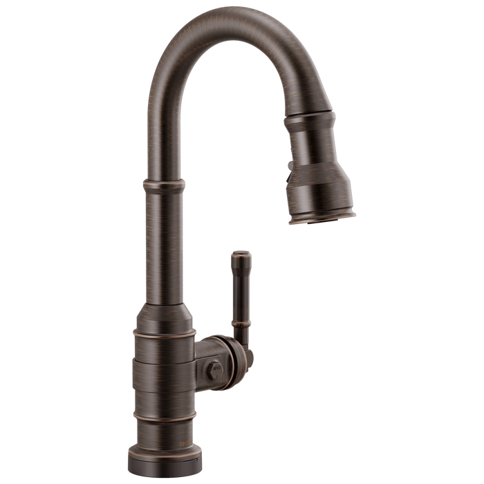Delta Broderick 9990TL Touch2O Bar / Prep Faucet with Touchless Technology - Venetian Bronze
