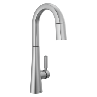 Delta Monrovia: Single Handle Pull-Down Bar/Prep Faucet