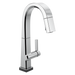 Delta Pivotal: Single Handle Pull Down Bar/Prep Faucet With Touch<sub>2</sub>O Technology