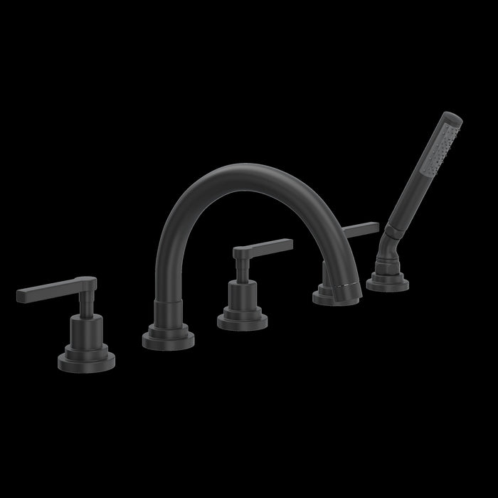 ROHL A2214 Lombardia® 5-Hole Deck Mount Tub Filler With C-Spout