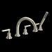 ROHL A2214 Lombardia® 5-Hole Deck Mount Tub Filler With C-Spout