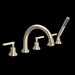 ROHL A2214 Lombardia® 5-Hole Deck Mount Tub Filler With C-Spout