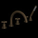ROHL A2214 Lombardia® 5-Hole Deck Mount Tub Filler With C-Spout