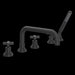 ROHL A2224 Lombardia® 5-Hole Deck Mount Tub Filler With U-Spout