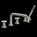 ROHL A2224 Lombardia® 5-Hole Deck Mount Tub Filler With U-Spout