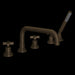 ROHL A2224 Lombardia® 5-Hole Deck Mount Tub Filler With U-Spout