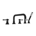 ROHL A3314 Campo 5-Hole Deck Mount Tub Filler