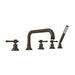 ROHL A3314 Campo 5-Hole Deck Mount Tub Filler