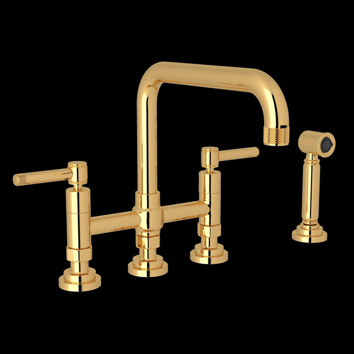 ROHL A3358WS Campo Bridge Kitchen Faucet With Side Spray