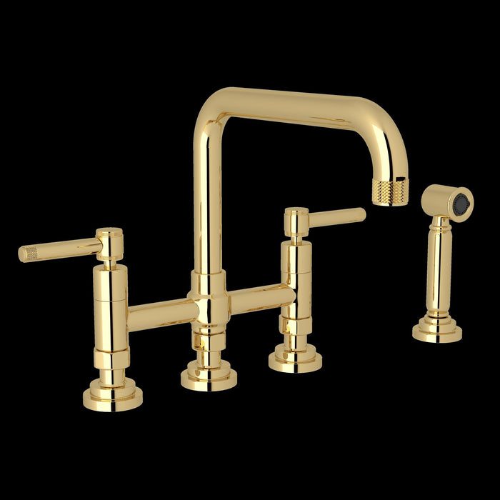 ROHL A3358WS Campo Bridge Kitchen Faucet With Side Spray
