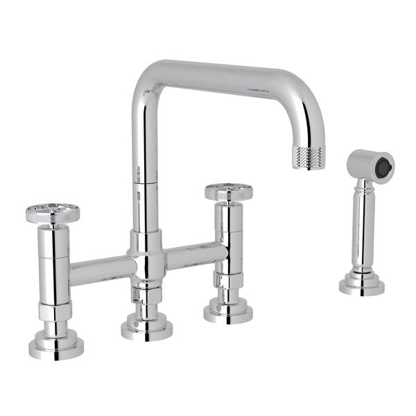 ROHL A3358WS Campo Bridge Kitchen Faucet With Side Spray
