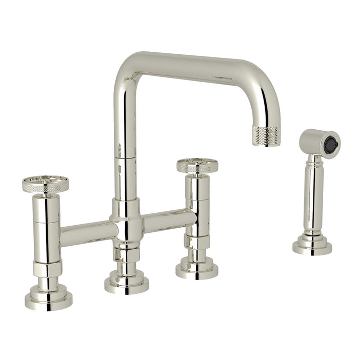 ROHL A3358WS Campo Bridge Kitchen Faucet With Side Spray