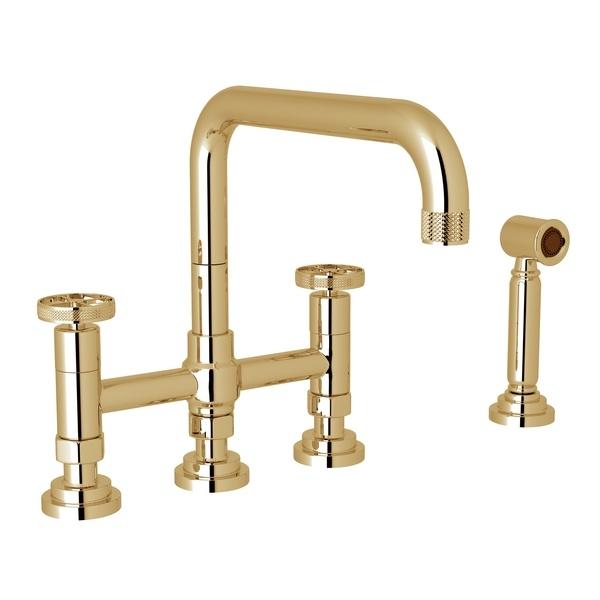 ROHL A3358WS Campo Bridge Kitchen Faucet With Side Spray