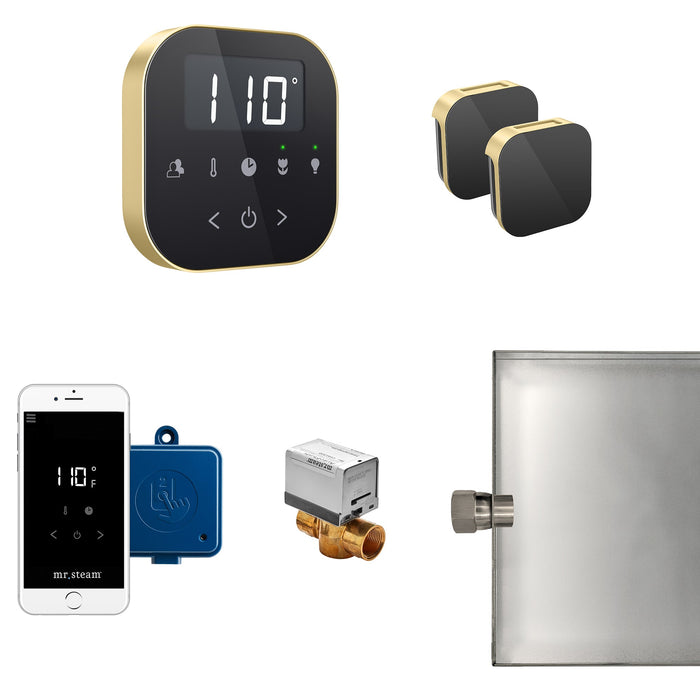 Mr. Steam ABUTLERXB-SB AirButler® Max Black in Satin Brass