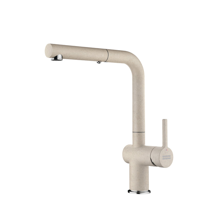 Franke Active Contemporary Single Handle Pull-Out Faucet - Champagne
