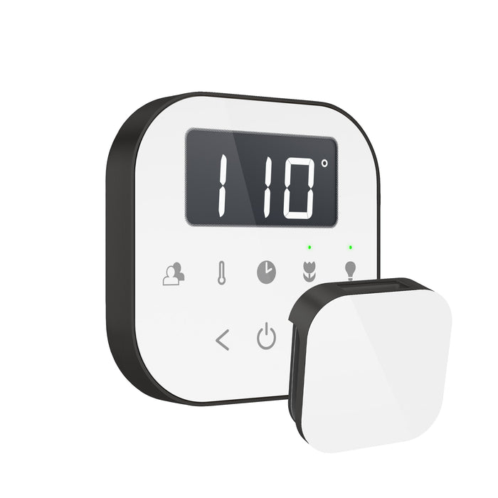 Mr. Steam AIRTWH-MB AirTempo® White in Matte Black
