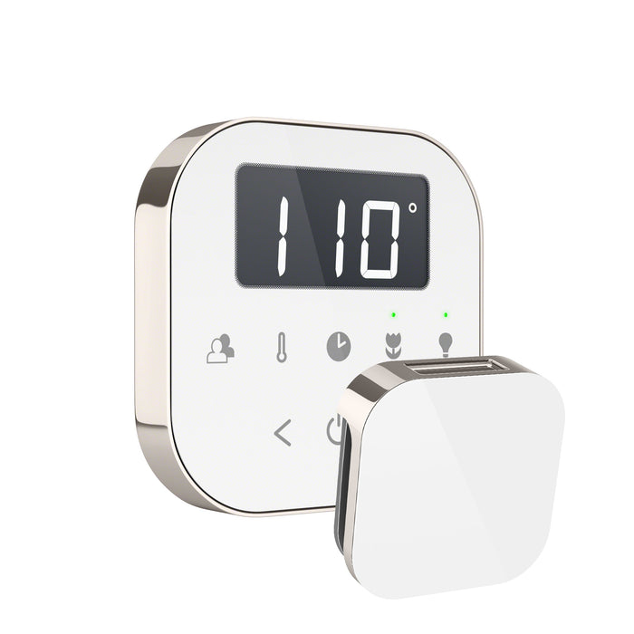 Mr. Steam AIRTWH-PN AirTempo® White in Polished Nickel