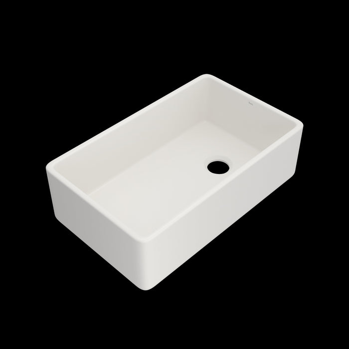 ROHL AL3220AF1 Allia 32" Fireclay Single Bowl Apron Front Kitchen Sink