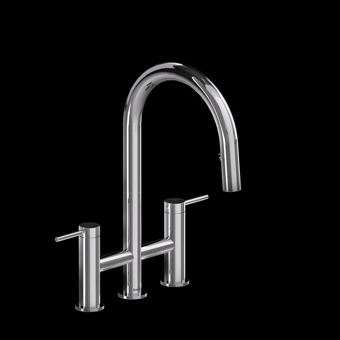 Riobel AZ400 Azure Bridge Pull-Down Kitchen Faucet