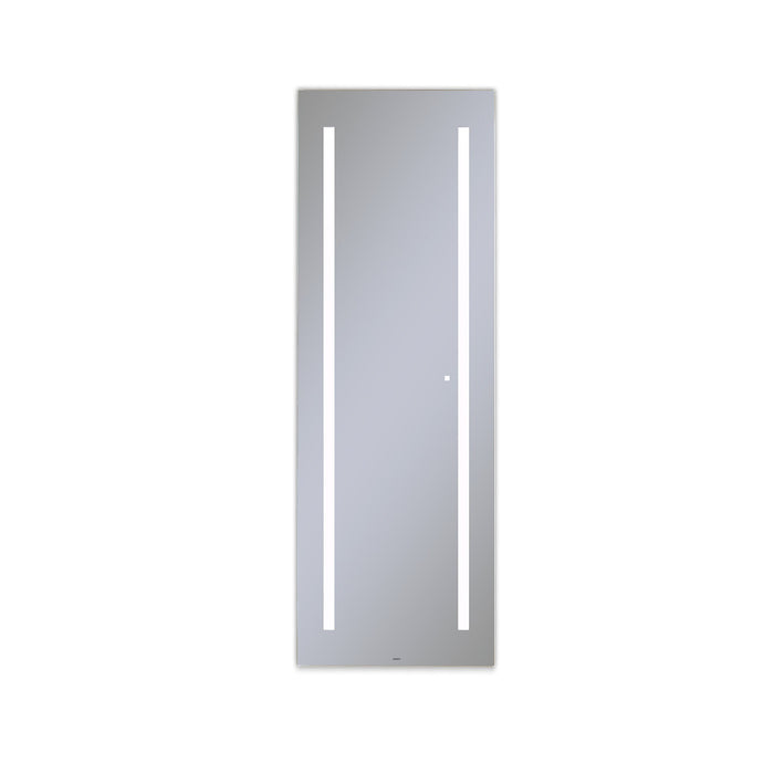 AiO 23-1/8" x 69-7/8" x 1-1/2" full length lighted mirror with LUM lighting at 4000 kelvin temperature (cool light), dimmable and USB charging ports