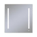 AiO 29-1/8" x 29-7/8" x 1-1/2" lighted mirror with LUM lighting at 4000 kelvin temperature (cool light), dimmable, USB charging ports and OM Audio