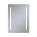 AiO 29-1/8" x 39-1/4" x 1-1/2" lighted mirror with LUM lighting at 4000 kelvin temperature (cool light), dimmable, USB charging ports and OM Audio