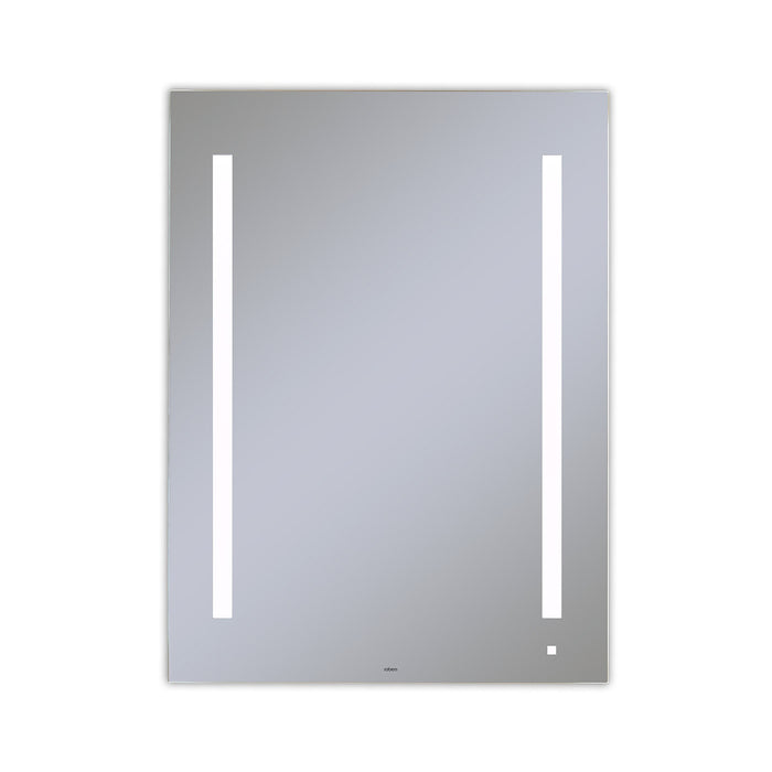 AiO 29-1/8" x 39-1/4" x 1-1/2" lighted mirror with LUM lighting at 4000 kelvin temperature (cool light), dimmable and USB charging ports