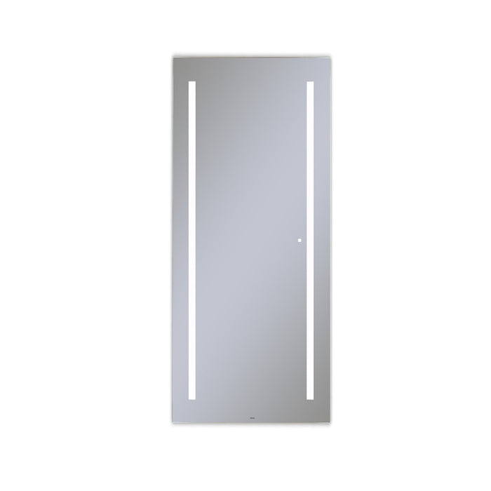 AiO 29-1/8" x 69-7/8" x 1-1/2" full length lighted mirror with LUM lighting at 4000 kelvin temperature (cool light), dimmable and USB charging ports