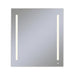 AiO 35-1/8" x 39-1/4" x 1-1/2" lighted mirror with LUM lighting at 2700 kelvin temperature (warm light), dimmable, USB charging ports and OM Audio