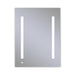 AiO 23-1/4" x 30" x 4" single door lighted cabinet with LUM LED lighting at 4000 kelvin temperature (cool light), dimmable, interior lighting, electrical outlet, USB charging ports, magnetic storage strip and right hinge