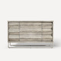Greige Oakwith Brushed Pewter