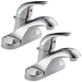Delta Foundations: Single Handle Centerset Bathroom Faucet
