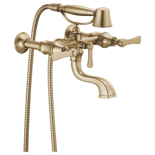 Brizo Rook T70360 Two-Handle Tub Filler Trim Kit with Lever Handles