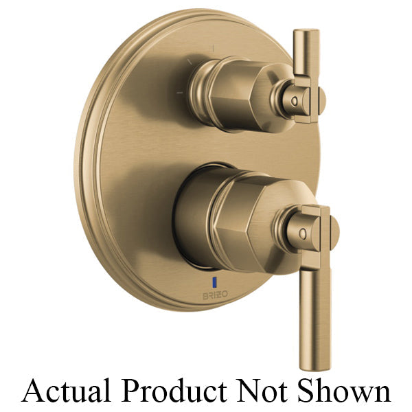 Brizo Invari T75P576 Pressure Balance Valve With Integrated 3-Function Diverter Trim - Less Handles