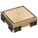Brizo BT062418 4" Reversible Square Point Shower Drain - Polished Gold