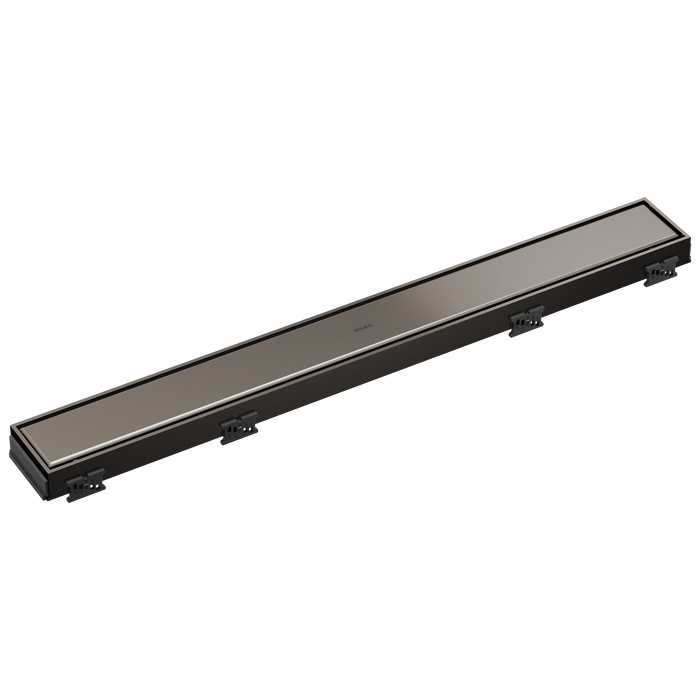 Brizo BT0732416 24" Reversible Linear Shower Drain - Brilliance Black Onyx