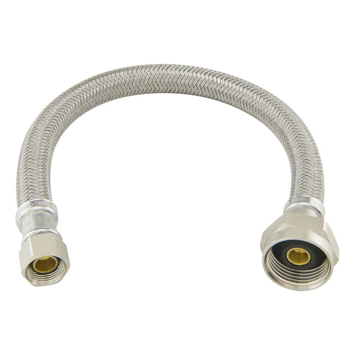 BrassCraft Manufacturing Company B1-12DLM-F Series B1-12DLM-F Braided Toilet Connector Nut, Speedi Plumb Collection, 0.3 in ID, 0.55 in OD