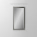 Main Line 15-1/4" x 30" x 4" bryn mawr framed cabinet in classic gray interior and brushed nickel finish with reversible hinge (non-handed)