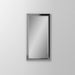 Main Line 15-1/4" x 30" x 4" bryn mawr framed cabinet in classic gray interior and chrome finish with reversible hinge (non-handed)