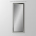Main Line 15-1/4" x 39-3/8" x 4" bryn mawr framed cabinet in classic gray interior and brushed nickel finish with reversible hinge (non-handed)