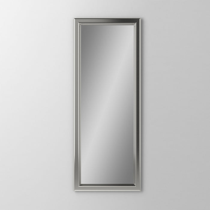 Main Line 15-1/4" x 39-3/8" x 6" bryn mawr framed cabinet in satin nickel finish with right hinge and electric option