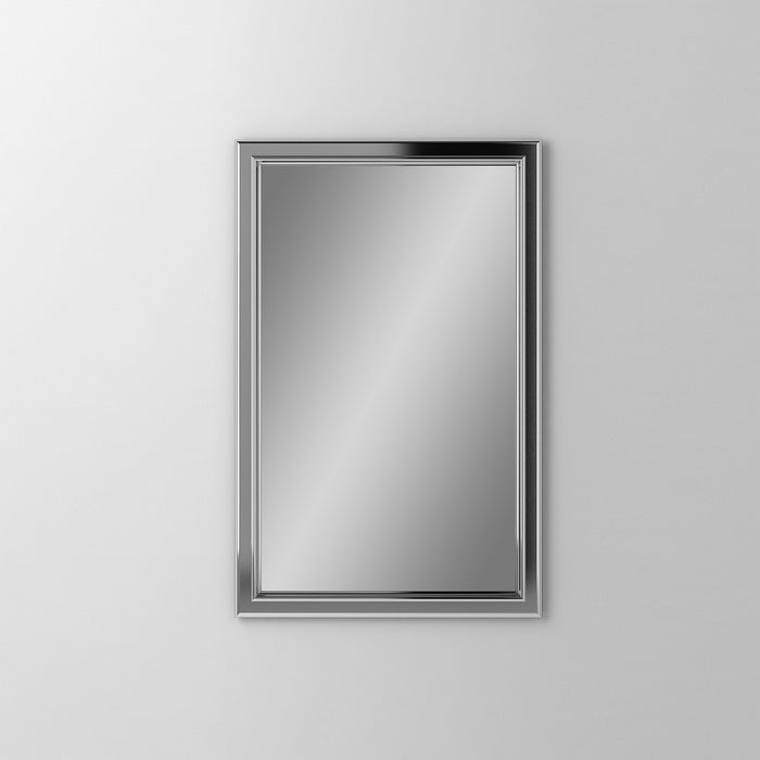 Main Line 19-1/4" x 30" x 6" bryn mawr framed cabinet in classic gray interior and chrome finish with reversible hinge (non-handed)